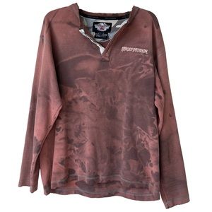 Harley Davidson Tie Dye sweater, Size Large
